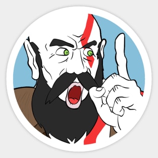 Legend of Zelda: God of War Sticker